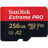SanDisk Extreme PRO 256 GB MicroSDXC UHS-I Class 10