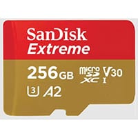 SanDisk Extreme 256 GB MicroSDXC UHS-I Class 3
