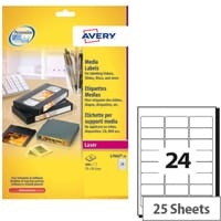 Avery Laser Label L7665-25 (600 Labels)
