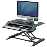 Fellowes Lotus LT Sit Stand Workstation 8215001 Black
