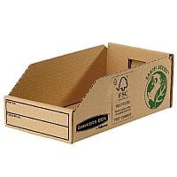 R-Kive Earth Corrugated Bin W147mm Pack 50