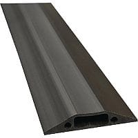 Floor Cable Cover Black 80mm Wide 1.8 Meters in Length C/W Connectors. Ideal For Use In Offices, Warehouses, Classrooms & More.