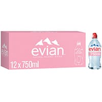 Evian Natural Mineral Water 75cl Bottle Pack of 12 60735