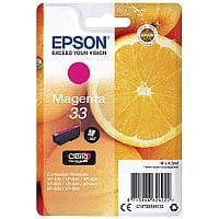 Epson 33 (T3343) Magenta Inkjet Cartridge C13T33434010 / T3343 C13T33434012 - Epson Orange