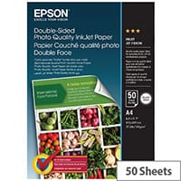 Epson Double-sided Photo Quality Inkjet Paper A4 50 Sheets C13S400059