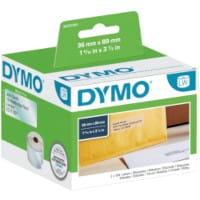 Dymo 99013 LabelWriter Labels Large Address Plastic 36x89mm Clear Pack 260