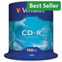 Verbatim CD-R Recordable Disc on Spindle Pack 100