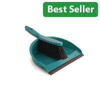 Dustpan & Brush Set, Green - Pack of 3