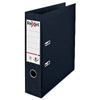 Rexel Choices 75mm Lever Arch File, Polypropylene, A4, Black (Ref 2115501) - Durable and Sturdy for Long-Term Filing