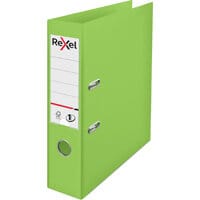 Rexel Choices Lever Arch File - 75mm, Polypropylene A4 Green 2115504, Durable and Stylish