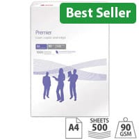 Xerox Premier Printer Paper - A4, 90gsm, White, Ream of 500 Sheets 003R91854