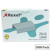 Rexel 56 Staples 6mm Pack 5000
