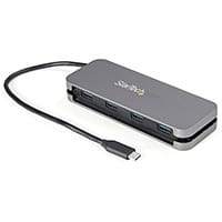 StarTech.com 4 Port USB C Hub - 4x USB-A - 5Gbps USB 3.0 Type-C Hub (USB 3.2/3.1 Gen 1) - USB Bus Powered - Portable USB-C to USB-A Adapter Laptop Hub - 11 Inches Long Cable w/ Cable Management, USB 3.2 Gen 1 (3.1 Gen 1) Type-C, USB 3.2 Gen 1 (3.1 Gen 1)