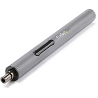 StarTech.com 20-Bit Electric Precision Screwdriver Set - Portable/Mini Battery Powered Bit Driver Kit for Electronic, Laptop, Computer, Tablet & Phone Repairs - Magnetic - Cordless, Power screwdriver, Straight handle, Silver, 110 RPM, 0.35 N?m, Battery