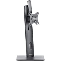 StarTech.com Free Standing Single Monitor Mount - Height Adjustable Monitor Stand - For VESA Mount Displays up to 32 Inches (15lb/7kg) - Ergonomic Monitor Stand for Desk - Tilt/Swivel/Rotate