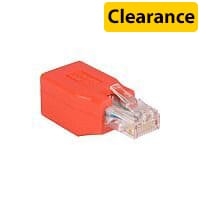 StarTech Crossover adapter RJ-45 M RJ-45 F Gigabit CAT 6 red 1 x RJ-45 Male Network 1 x RJ-45 Female Network Red C6CROSSOVER