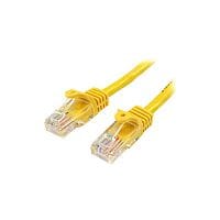 StarTech 2 m Yellow Cat5e Snagless RJ45 UTP Patch Cable 2m