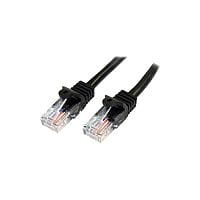 StarTech 3 m Black Cat5e Snagless RJ45 UTP Patch Cable 3m