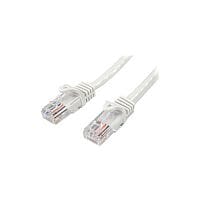 StarTech 3 m White Cat5e Snagless RJ45 UTP Patch Cable 3m Patch Cord 1 x RJ-45 Male Network 1 x RJ-45 Male Network Patch Cable Gold Plated Contact White