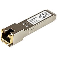 StarTech.com HPE J8177C Compatible SFP Module - 1000BASE-T - SFP to RJ45 Cat6/Cat5e - 1GE Gigabit Ethernet SFP - RJ-45 100m - HPE 1810, 1820, 2530, Copper, 1000 Mbit/s, SFP, MiniGBIC, 100 m, IEEE 802.3ab