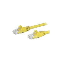 StarTech 0.5m Yellow Cat6 Patch Cable with Snagless RJ45 Connectors Short Ethernet Cable 0.5 m