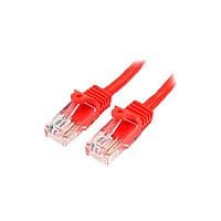 StarTech 10m Red Cat5e Patch Cable with Snagless RJ45 Connectors Long Ethernet Cable 10 m