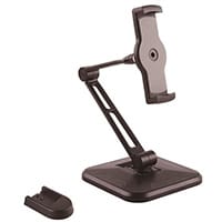 StarTech.com Adjustable Tablet Stand with Arm - Pivoting - Wall-Mountable, Tablet/UMPC, Active holder, Indoor, Black