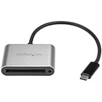 StarTech.com USB 3.0 Card Reader/Writer for CFast 2.0 Cards - USB-C, CFast,CFast 2.0, Black, Silver, 6000 Mbit/s, Aluminium, Activity, Power, RoHS, CE, FCC, REACH