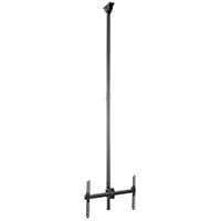 StarTech.com Ceiling TV Mount - 8.2' to 9.8' Long Pole, 50 kg, 81.3 cm (32 Inches), 190.5 cm (75 Inches), 200 x 200 mm, 600 x 400 mm, 2500 - 3000 mm