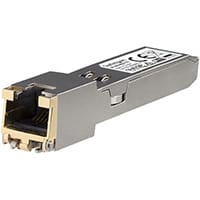 StarTech.com HPE 813874-B21 Compatible SFP+ Module - 10GBASE-T - SFP to RJ45 Cat6/Cat5e - 10GE Gigabit Ethernet SFP+ - RJ-45 30m - HPE BladeSystem, c-Class, Copper, 10000 Mbit/s, SFP+, 30 m, IEEE 802.3an, Silver