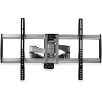 StarTech.com Full Motion TV Wall Mount - Heavy Duty Articulating TV Wall Mount Bracket for 32 Inches to 75 Inches (165lb/75kg) VESA Display - Universal Adjustable Tilt/Swivel Flat Screen Arm - Silver, 150 x 100 mm, 800 x 500 mm, -15 - 15, -60 - 60, Alumin