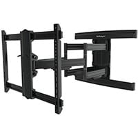 StarTech.com TV Wall Mount supports up to 100 inch VESA Displays - Low Profile Full Motion TV Wall Mount for Large Displays - Heavy Duty Adjustable Tilt/Swivel Articulating Arm Bracket, 94 cm (37 Inches), 2.03 m (80 Inches), 200 x 100 mm, 600 x 400 mm, -1