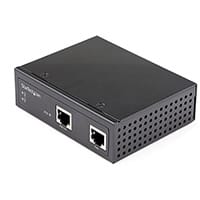 StarTech.com Industrial Gigabit PoE Injector - High Speed/High Power 90W - 802.3bt PoE++ 48V-56VDC DIN Rail UPoE/Ultra Power Over Ethernet Injector Adapter -40C to +75C Rugged, Network repeater, 100 m, 1000 Mbit/s, Microsemi PD69204, 10,100,1000 Mbit/s, F