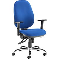Jota Ergo 24Hr Ergonomic Asynchro Task Chair - Blue
