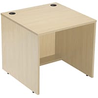 Jemini Modular Reception Desk Straight Base Unit Maple W800xD800xH740mm 800MASAMA