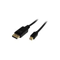 StarTech 2m Mini DisplayPort to DisplayPort 1.2 Adapter Cable M/M DisplayPort 4k DisplayPort for Monitor