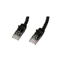 StarTech 3m Black Snagless Cat6 UTP Patch Cable ETL Verified 1 x RJ-45 Male Network 1 x RJ-45 Male Network Gold-plated Contacts Black