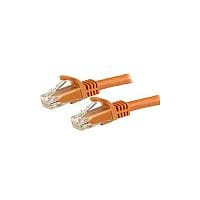 StarTech 3m Orange Gigabit Snagless RJ45 UTP Cat6 Patch Cable 3 m Patch Cord 1 x RJ-45 Male Network 1 x RJ-45 Male Network Patch Cable Gold Plated Contact Orange