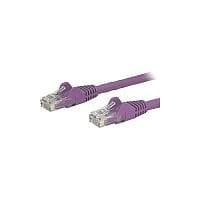 StarTech 0.5m Purple Cat6 Patch Cable with Snagless RJ45 Connectors Short Ethernet Cable 0.5 m N6PATC50CMPL