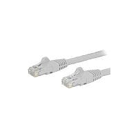 StarTech 0.5m White Cat6 Patch Cable with Snagless RJ45 Connectors Short Ethernet Cable 0.5 m N6PATC50CMWH