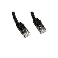 StarTech 100 ft Black Snagless Cat6 UTP Patch Cable Cat 6 100 ft 1 x RJ-45 Male Network 1 x RJ-45 Male Network Black N6PATCH100BK