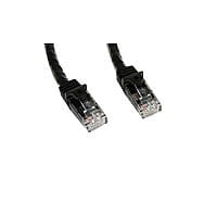 StarTech 75 ft Black Snagless Cat6 UTP Patch Cable Cat 6 75 ft 1 x RJ-45 Male Network 1 x RJ-45 Male Network Black N6PATCH75BK