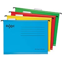 Rexel Classic Suspension Files A4 Assorted Pack of 10 2115585