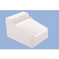 Table Top Storage And Dispense Container With Clear Flap Natural