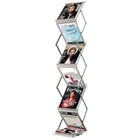 Fast Paper 6 Compartment Portable Display System