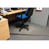 Light Duty Floor Cable Cover Black 60mm Wide 1.8M Length