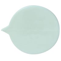 White Plain Round Seals Pack Of 500