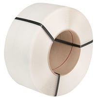 Machine Strapping Polypropylene 12x0.63mmx3000Mtr White
