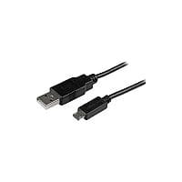 StarTech 1m Mobile Charge Sync USB to Slim Micro USB Cable for Smartphones and Tablets A to Micro B M/M 1 x Type A Male USB 1 x Type B Male Micro USB 60 MB/s