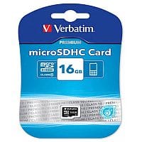 Verbatim 16GB MicroSDHC Memory Card Class 10